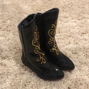 Disney Store Anna Boots Toddler Size 9 - 10